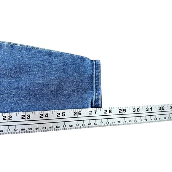 Mother The Looker Ankle Jeans Women’s 27 Blue We The Animals Wash Cotton Pockets - Picture 11 of 11